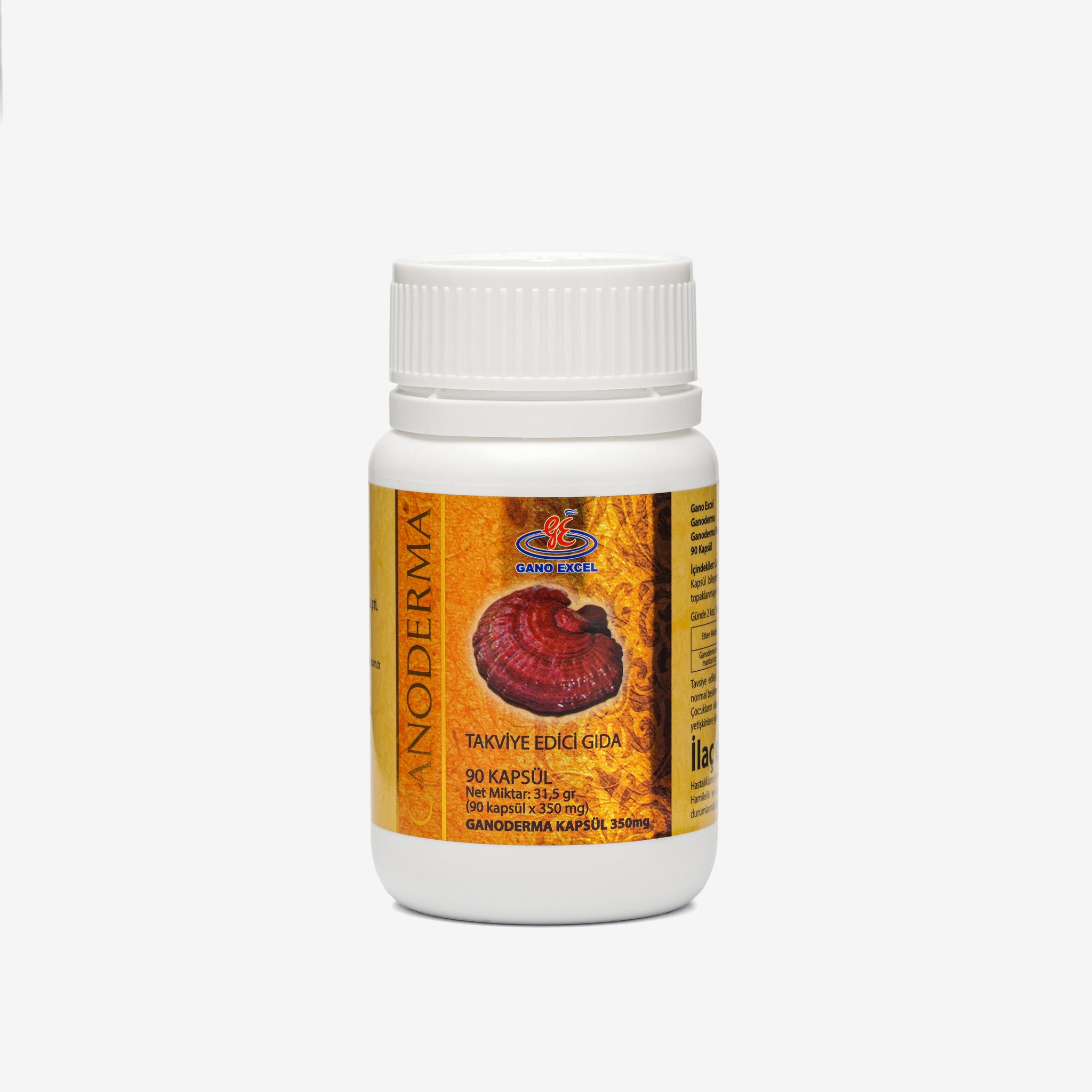 Ganoderma 90® - Saf Reishi (Ganoderma Lucidum) Kapsülleri