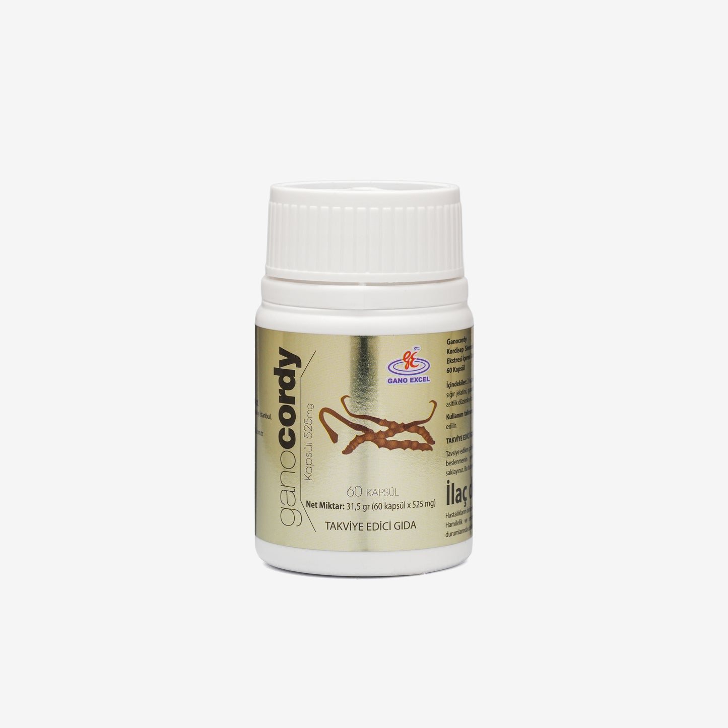Ganocordy 60® - Cordyceps Sinensis & Ganoderma Reishi Kapseln