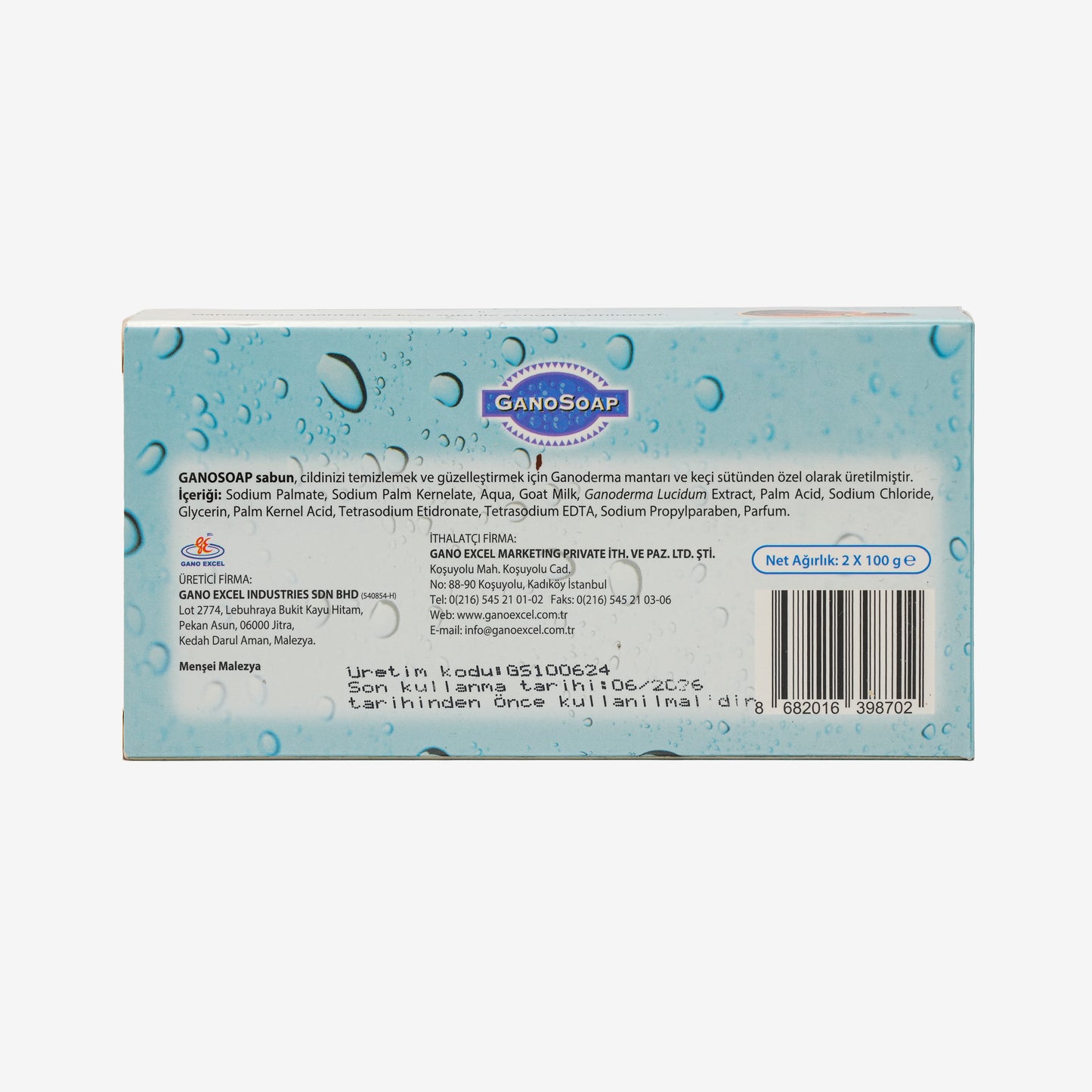 Gano Soap® - Keçi Sütü ve Ganoderma Lucidum Temizleyici Sabun