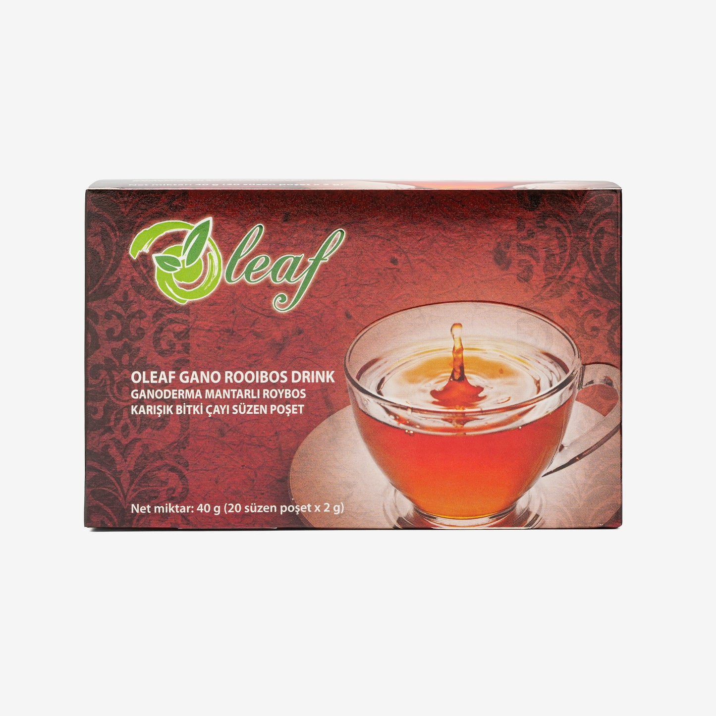 Oleaf Gano Rooibos® - Ganoderma Reishi'li Kafeinsiz Rooibos Çayı
