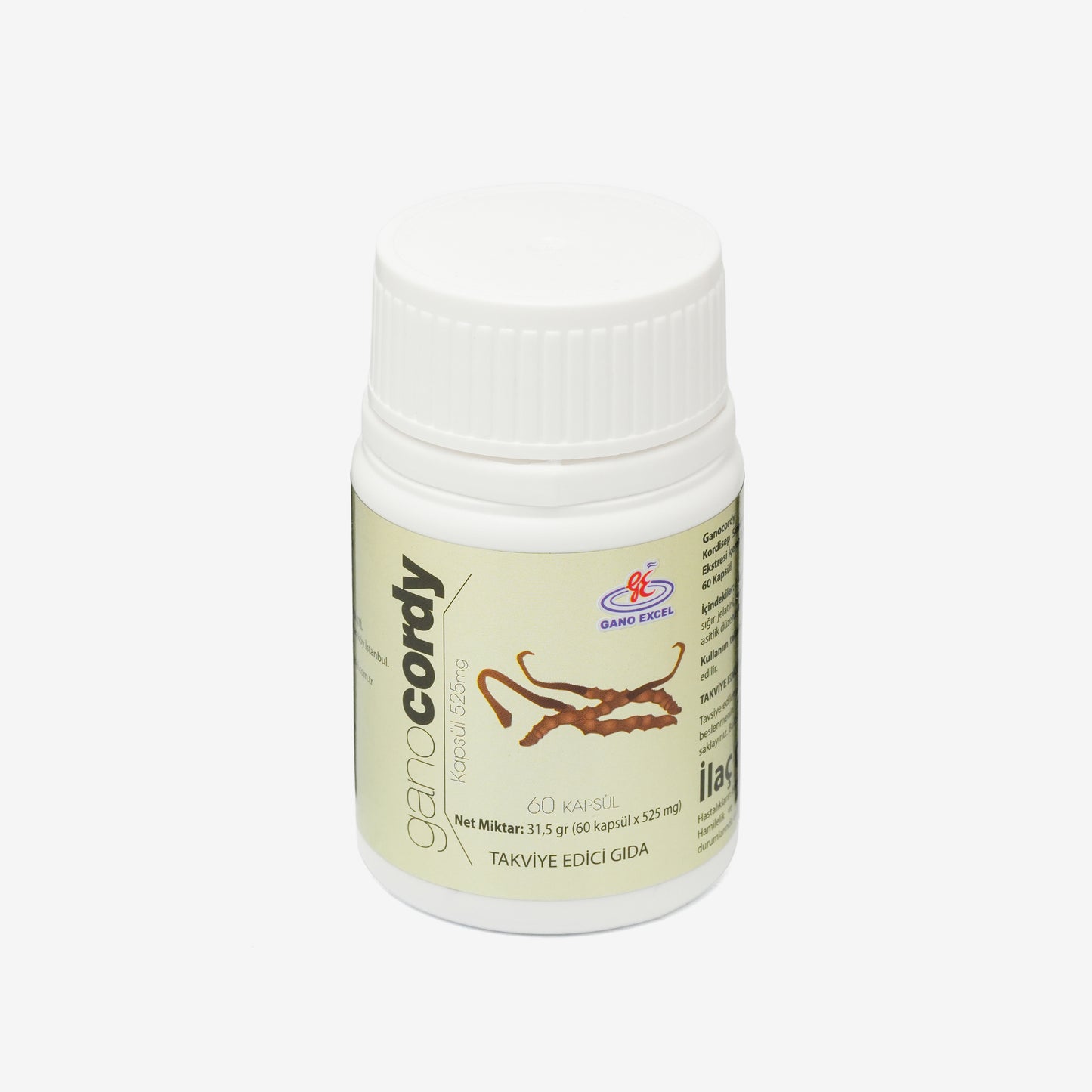 Ganocordy 60® - Cordyceps Sinensis & Ganoderma Reishi Kapseln