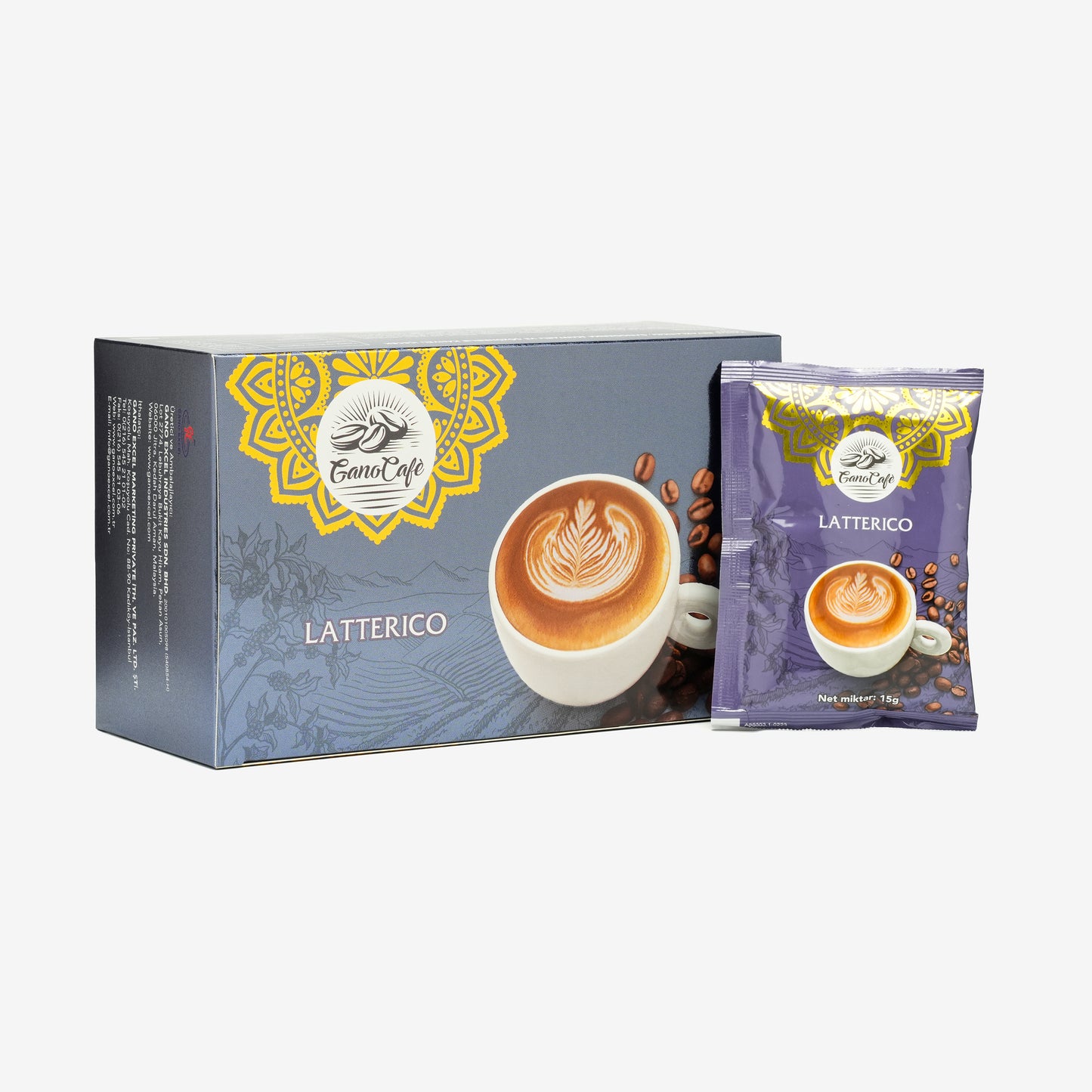 Ganocafe Latterico® - Kaffee im Latte-Stil mit Ganoderma Reishi
