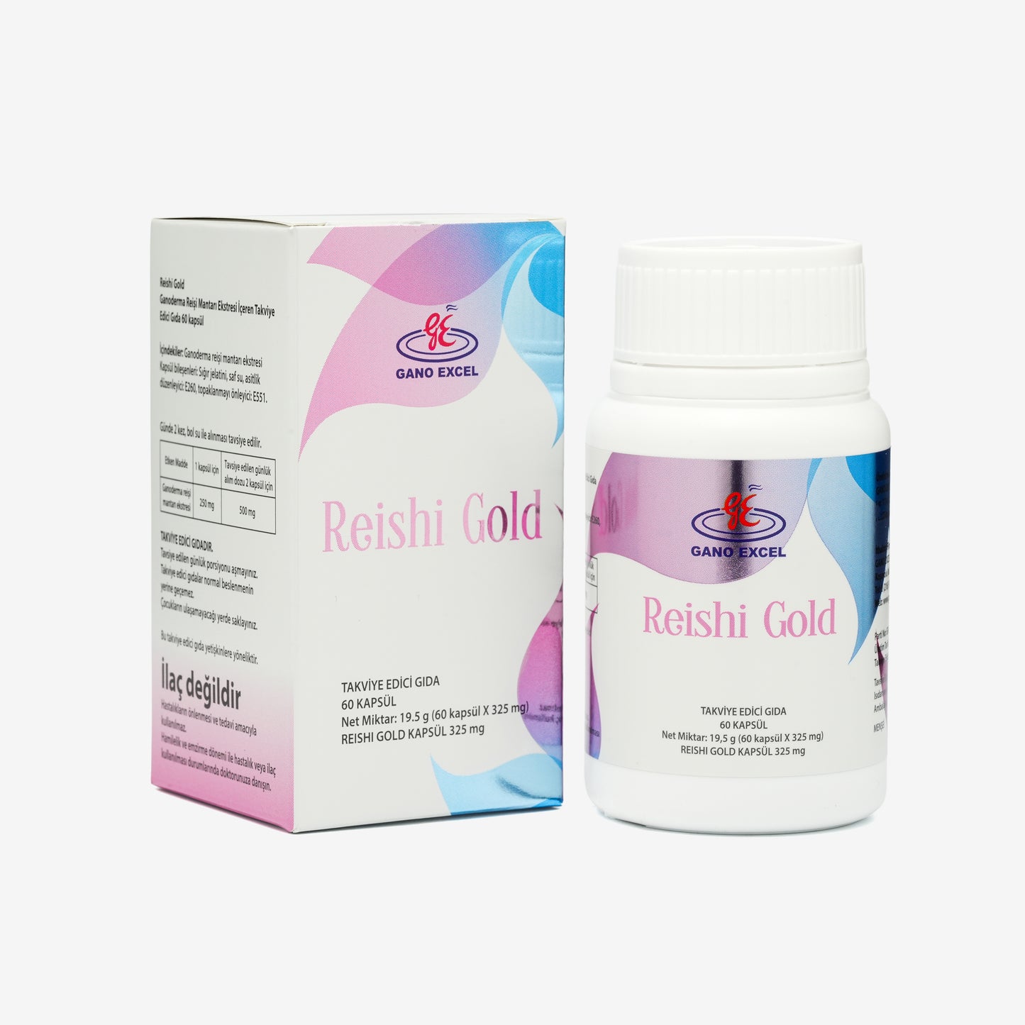 Reishi Gold 60® - Kapseln mit reinem Ganoderma Lucidum Extrakt